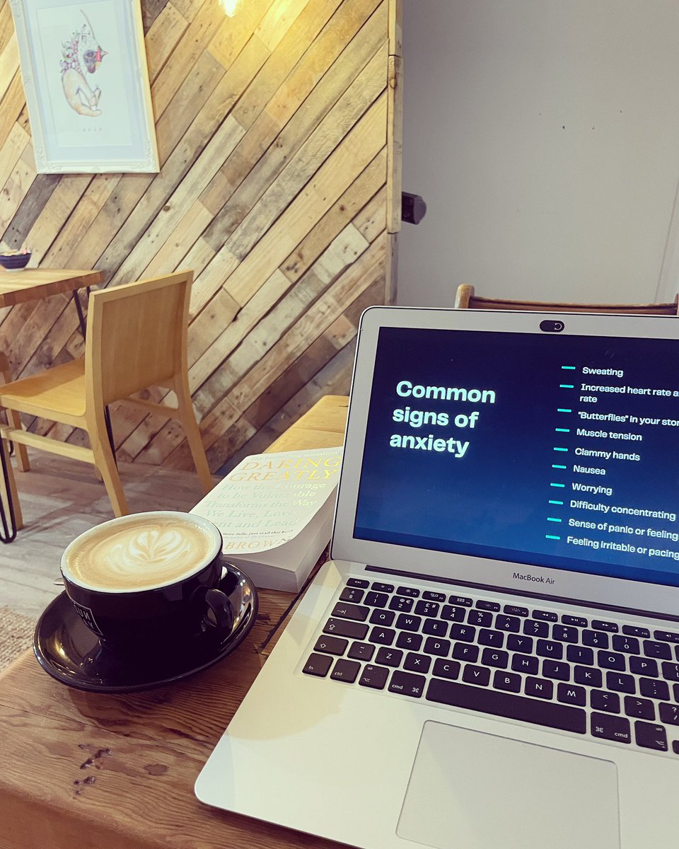 Sunday morning workshop prep ☕️📚.
.
.
#sportpsychology #wellbeing #performance #anxiety #mentalhealth