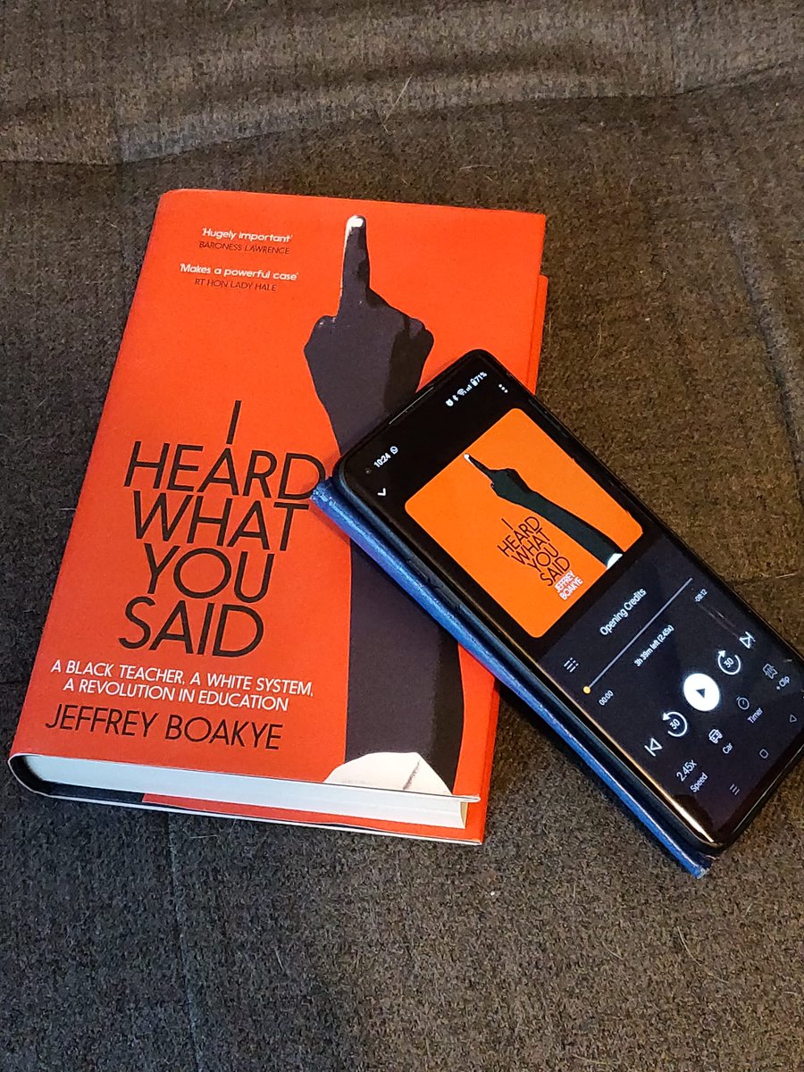 Read it. Listen to it. Or both.

If you're a white teacher in the UK - this is a must read. Everyone else should read it too. 

Stars out of 5? 6. 10. All the stars!

<a href="/jeffreykboakye/">Jeffrey Boakye</a>