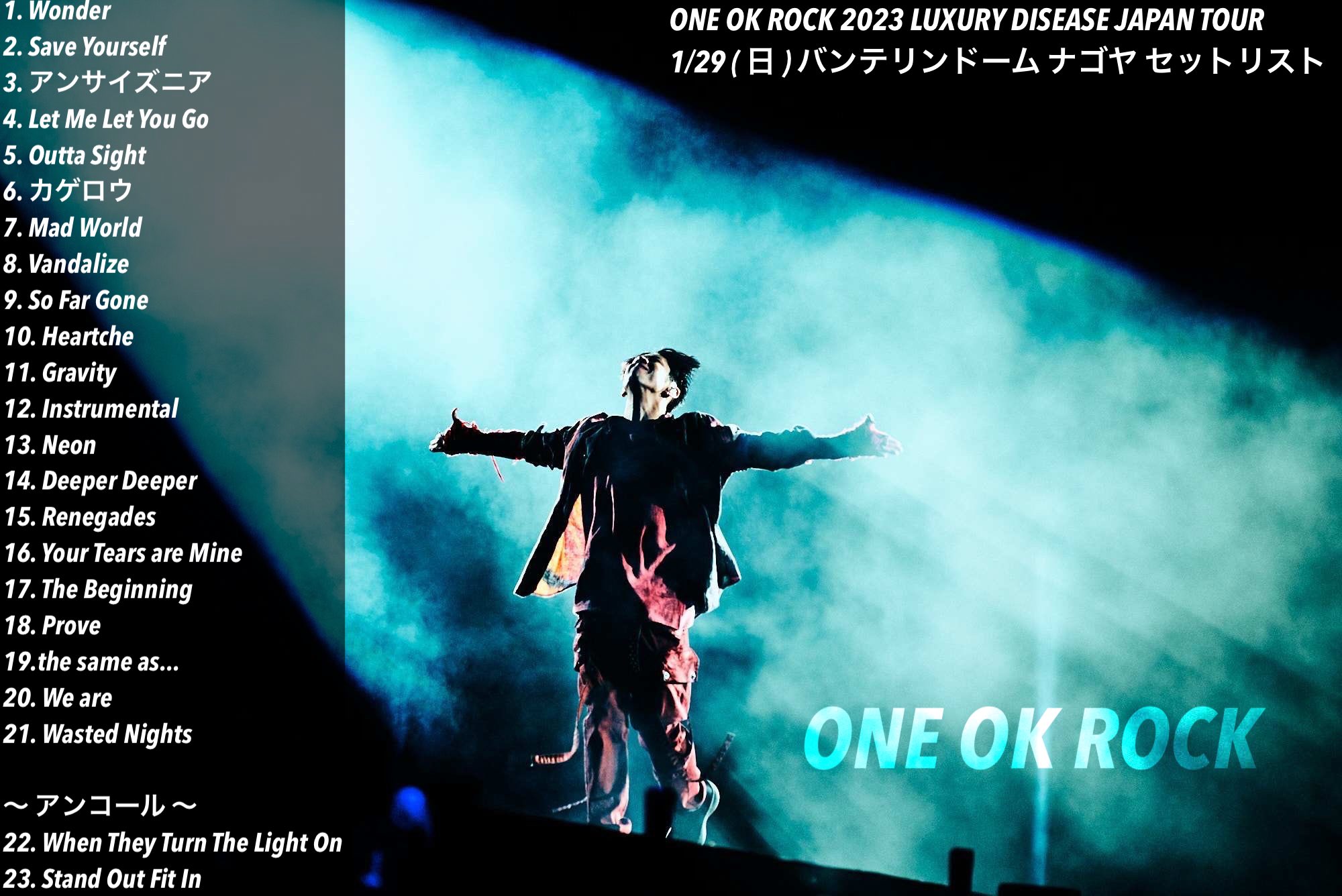 定価】ONE OK ROCK ドームツアー 1/28 バンテリンドームナゴヤ