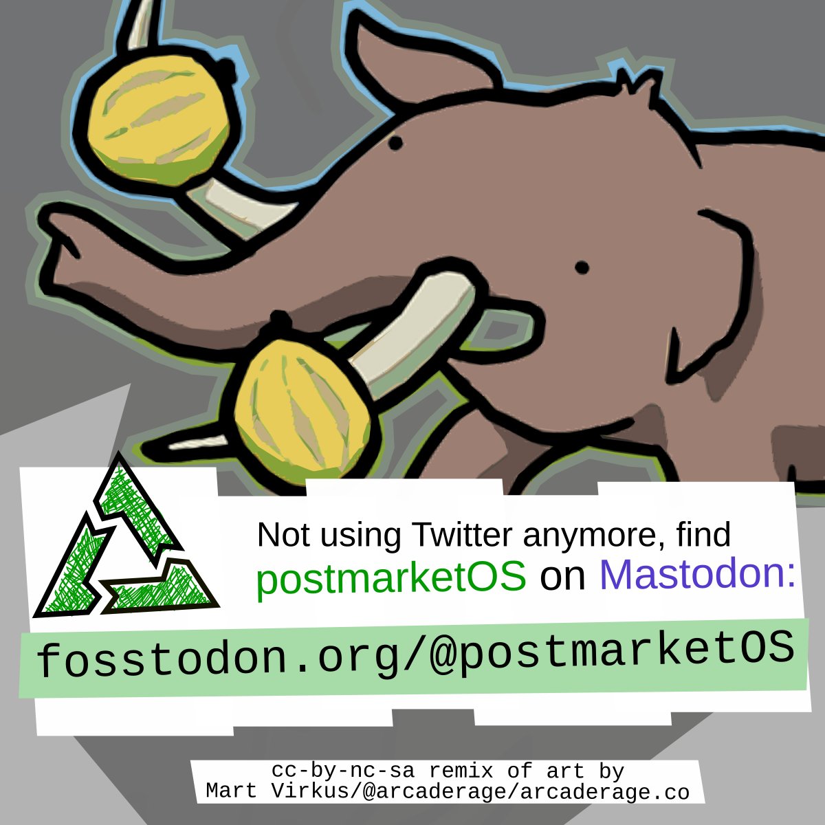 postmarketOS (🐘 @postmarketOS@fosstodon.org) tweet media