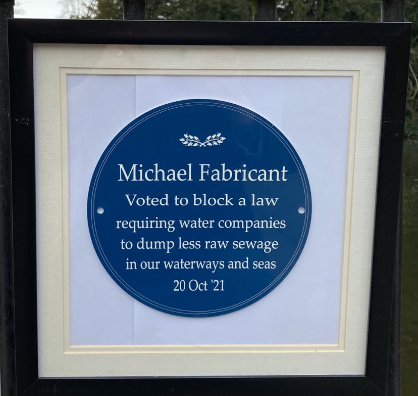 CarveMag's tweet image. Plaques of 💩 shame have been rolled out across the UK to highlight MPs who voted to allow water companies to continue to dump 💩 in the sea and rivers.