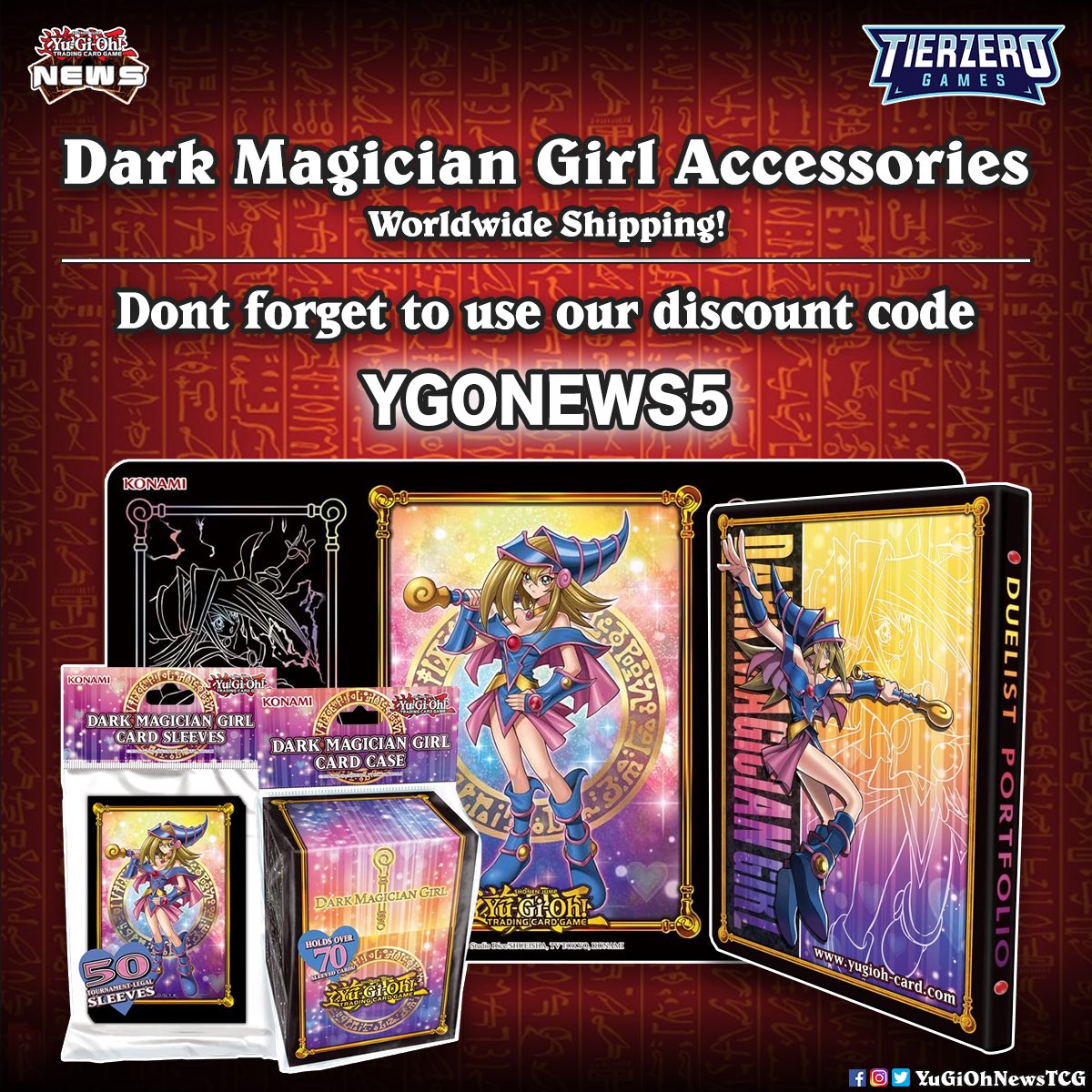 YuGiOh News on Twitter " 𝗧𝗜𝗘𝗥𝗭𝗘𝗥𝗢 The new Dark Magician accessories