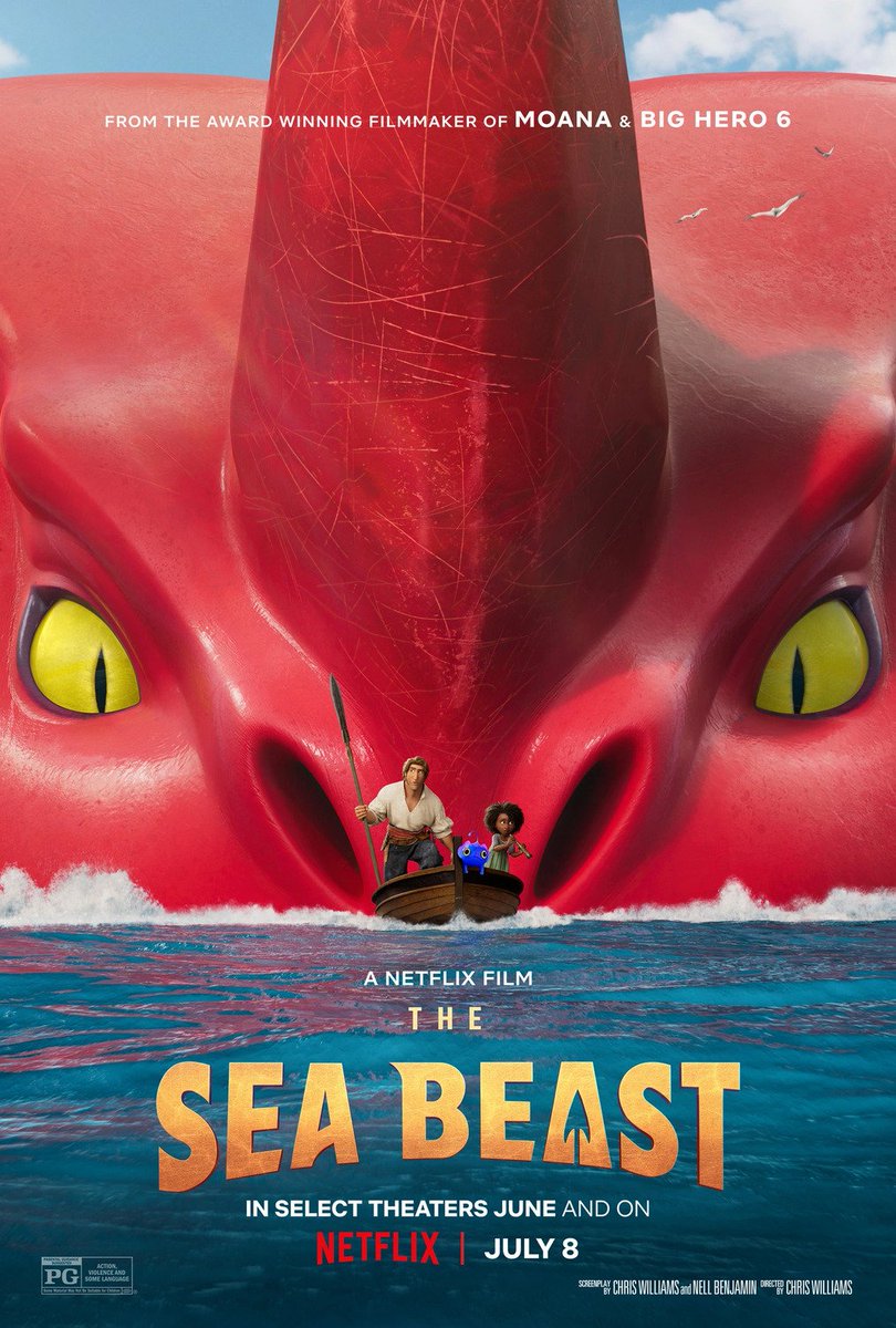 Logan_JV's tweet image. #TheSeaBeast est artistiquement et techniquement magnifique, la mise en scène est souvent virtuose, il y&apos;a un vrai esprit d&apos;aventure (avec une influence King Kong dans le 2ème acte), l&apos;aspect écolo se pose là et le duo Jacob/Maisie fonctionne parfaitement. Une belle réussite.