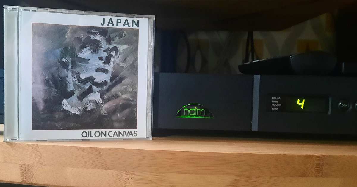 James80sAnomaly's tweet photo. CDs are so convenient when one is poorly with ebola/covid/west nile virus/scarlet fever & rabies π¬β οΈπ¬
JAPAN - Oil On Canvas πΌπΉπΌ
#NowPlaying #80smusic #germsout https://t.co/H90e2bNRN5