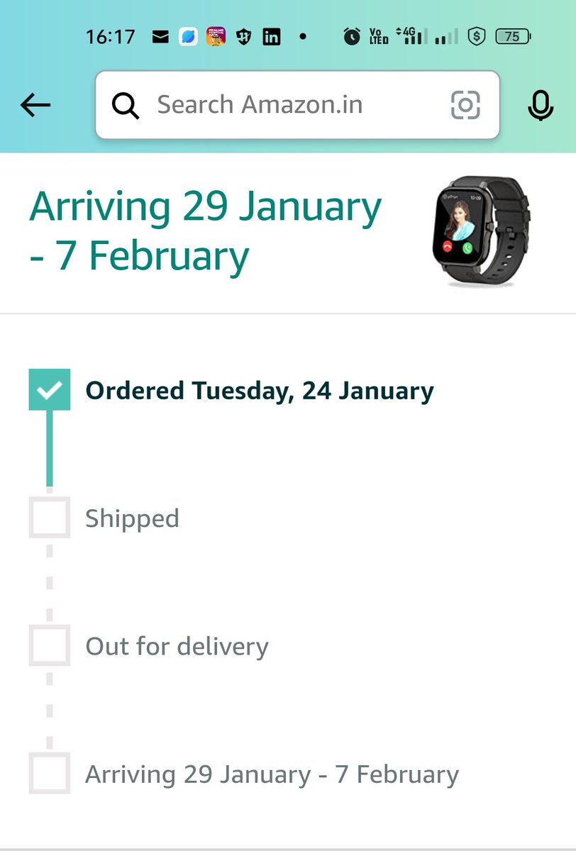 VikramK97402751's tweet image. @amazonIN can you please tell me how many more days you need to ship this order 🤔🤔🤔🤔🤔🤔
#Worstserviceprovider @amazonIN