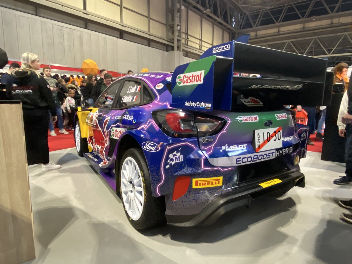 rally_snaps's tweet photo. Last years M-Sport Puma @Autosport_Show 2023 https://t.co/boT55cpmb7