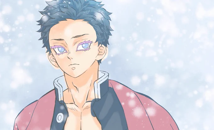 ペン設定のテストで雪の狛i治さん描いてたら上弦漫画が公開までに終わらなそうで狛中断したけど時間厳しい 