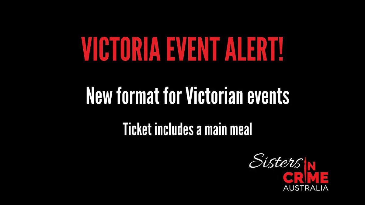 SistersinCrimeA's tweet image. #newformat Times change and post Covid hospitality challenges mean we need to change as well. The Vic events now incude a delicious main course meal in the price. Drinks at bar prices. Please bear with this change and we'll see you there on the 17th Feb at the Rising Sun!
