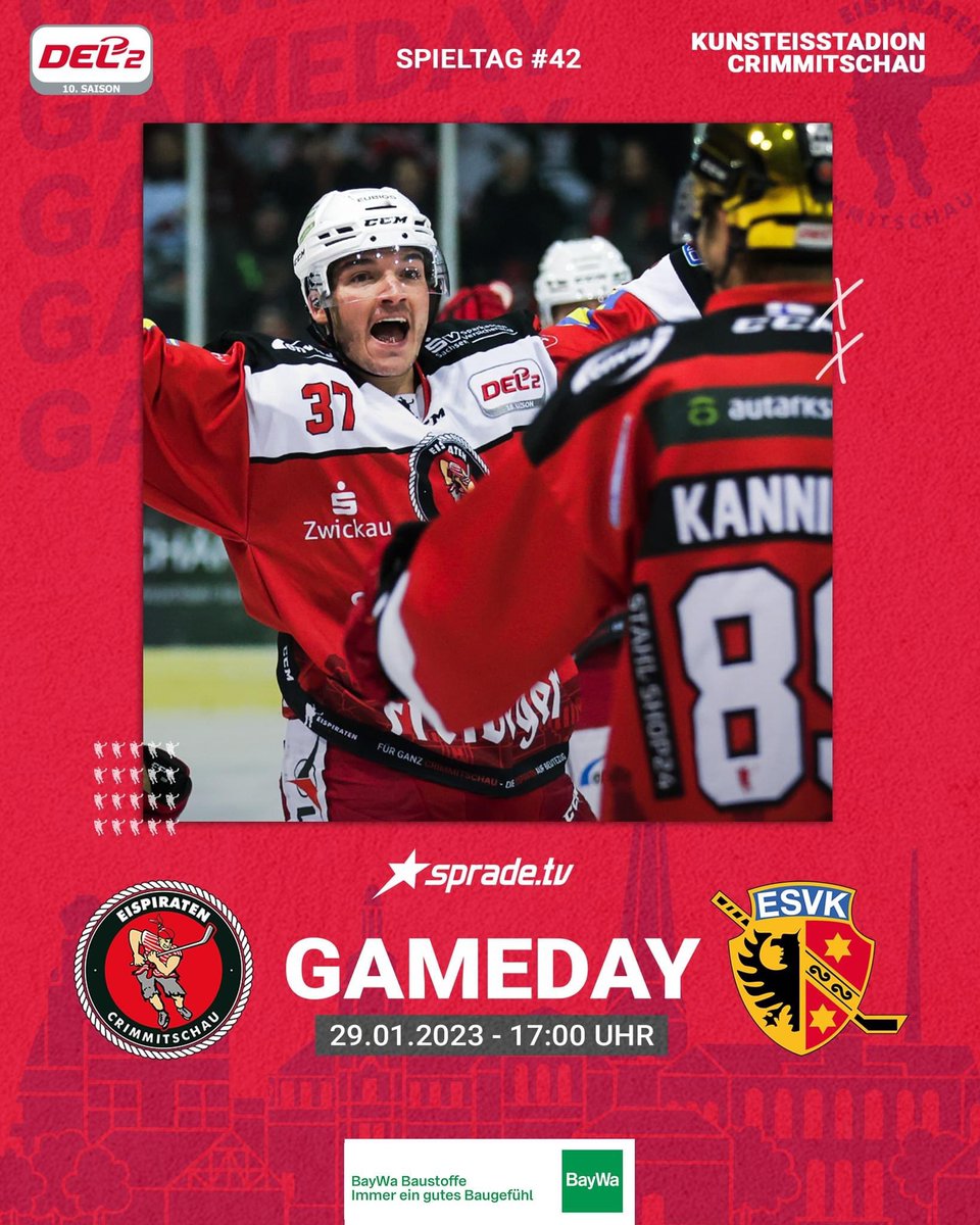eispiraten's tweet photo. #GAMEDAY 💥
Wir treffen heute Abend im Sahnpark auf den ESVK 🆚🃏 Seid ihr nachher mit an Bord❓
_____
#epcesv | 🗓 29.01.2023 | ⏰ 17.00 Uhr | 📺 https://t.co/mwSkKSNCMf | ⌨ Liveticker bei https://t.co/TzyPVCUgKc https://t.co/et1JQwWcKU