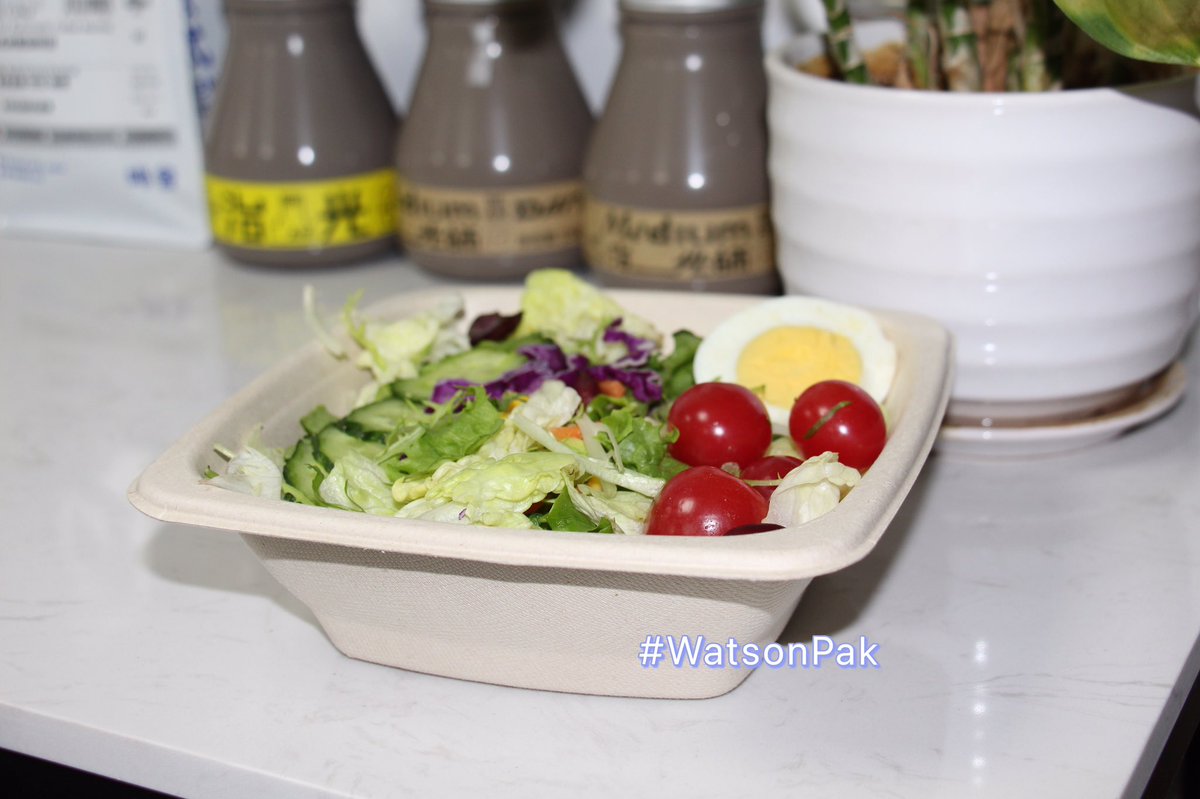 Berry_Watsonpak's tweet photo. 24oz/32oz Bagasse Square Bowl for salad packaging.
#watsonpak #biodegradable #envases #bagasse #sugarcane #recycling #compostable #quotation #china #factory #green #ecofoodpackaging https://t.co/hh0plix0YK