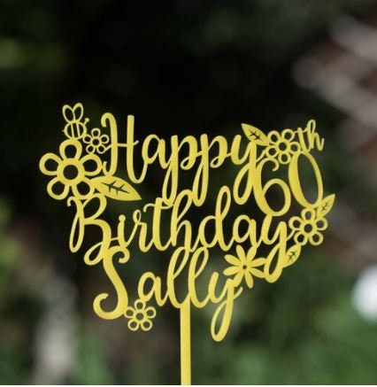 HoneywellGifts's tweet photo. 60th Flowers and Bee Birthday Cake Topper https://t.co/WlC6dwjAQd #Etsy #weddingsignage #Bridetobe #Wedding #rusticwedding #HoneywellWeddings #AcrylicCakeTopper https://t.co/ZxwytTv59s