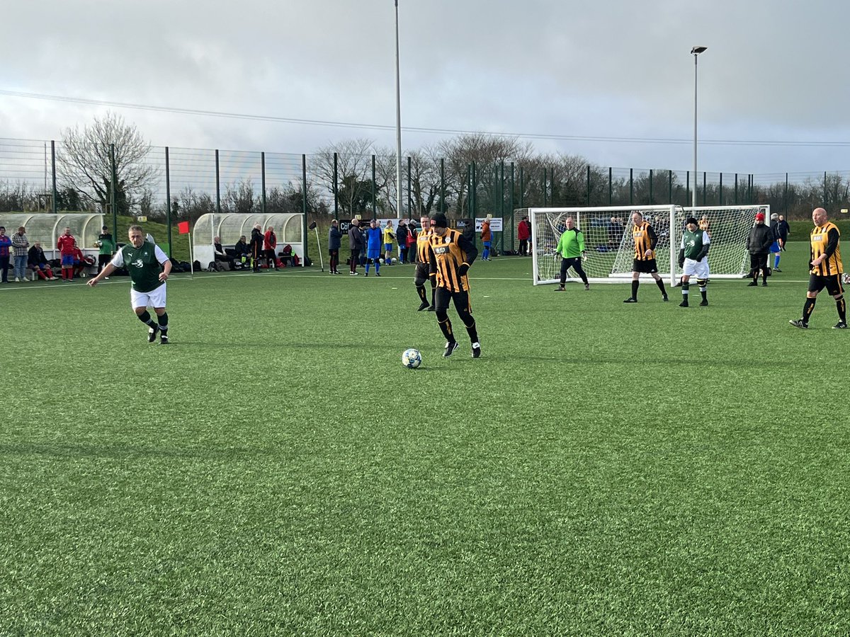 Action from the walking football tournament @ South Devon College Sports Centre, this morning. 📸