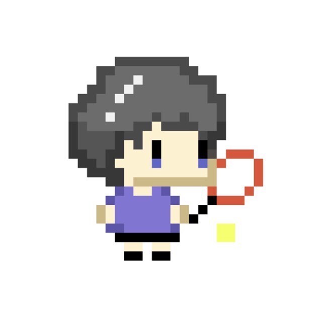 Tlinetenniswear's tweet image. ドット絵テニスデザイン検討中

 #tline #オリジナルテニスウェア  #テニスウェア #テニスウェア販売 #テニスウェアショップ  #イラスト付きテニスウェア  #硬式テニス #面白テニスウェア  #ドット絵
