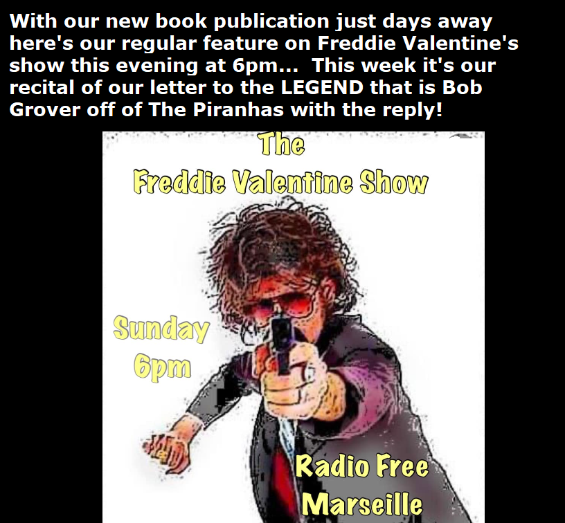 Very much looking forward to this feature today radio-free-marseille.online/live-radio 
 #marsailles #CommunityRadio #musicbooks #comedy #comedybooks #comedyradio #Punk  #feature #Rockmusic #LiveStream #freeradio #punks  #DearMrKershaw #DearMrPopStar #Grammarfreeintheuk