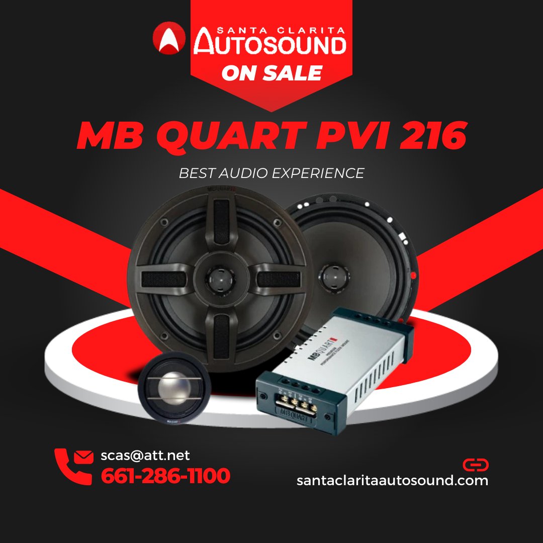 SC_AutoSound's tweet image. Are you tired of your car's lackluster sound system? #SantaClarita #AutoSound has the #solution We offer a wide range of audio upgrades to enhance your #driving #experience

shop.santaclaritaautosound.com