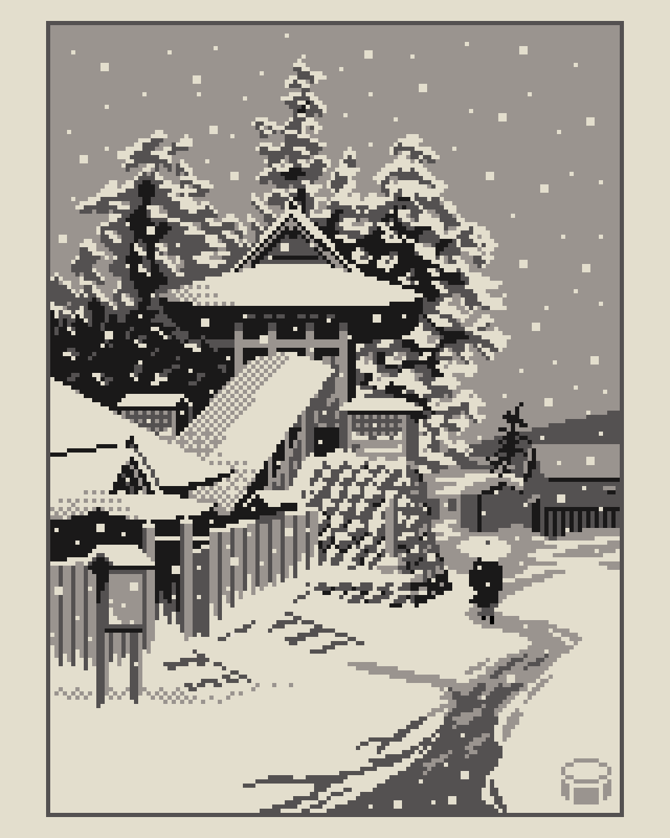 magodellepercus's tweet photo. Kawase Hasui, Bell tower at Mt. Koya, 1935.
#pixelart #pixelarchitecture #woodblockprint https://t.co/AZFNx5lUXF
