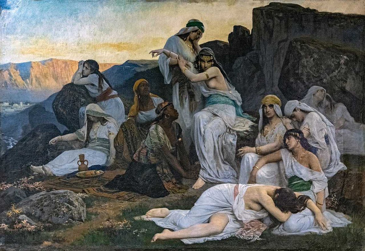 #AccaddeOggi nel 1913 muore il pittore francese #ÉdouardDebatPonsan passato dagli esordi accademici alle atmosfere impressioniste

La fille de Jephté, 1876
Musée des Beaux-Arts, Carcassonne