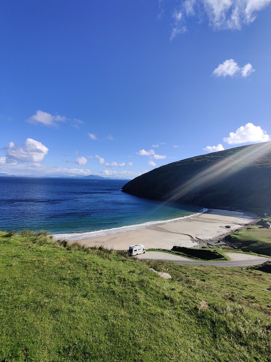 saurabhebbalkar's tweet image. Reminiscing Keem Beach on Achill island