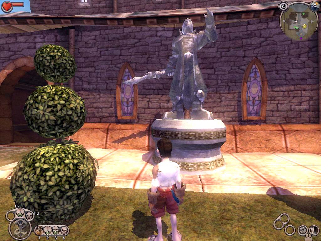 Ranaroth2's tweet image. Fable screencap. Hero's Guild statue #screencap #Fable #statu #monument