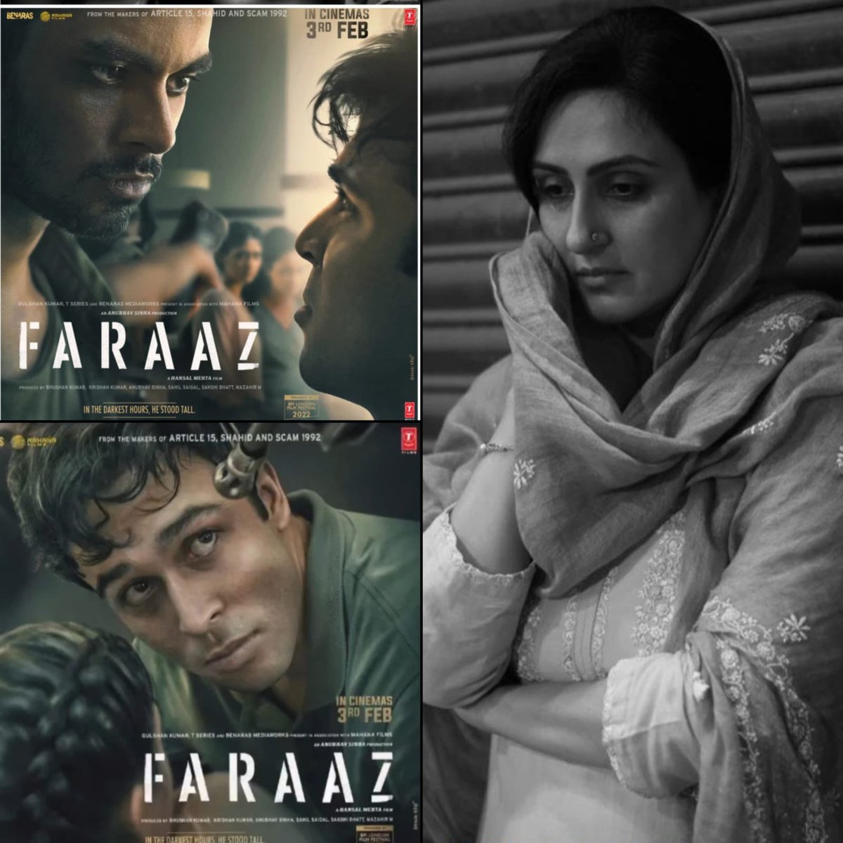 Congrats to @mehtahansal and the amazing team of Faraaz for pulling off this difficult story with such sensitivity. A special mention for @JuuhiBS, #AdityaRawal &amp; #ZahanKapoor for their excellent performances! Wish u a big hit <a href="/TSeries/">T-Series</a> #BhushanKumar <a href="/BenarasM/">Benaras</a> #mahanafilms