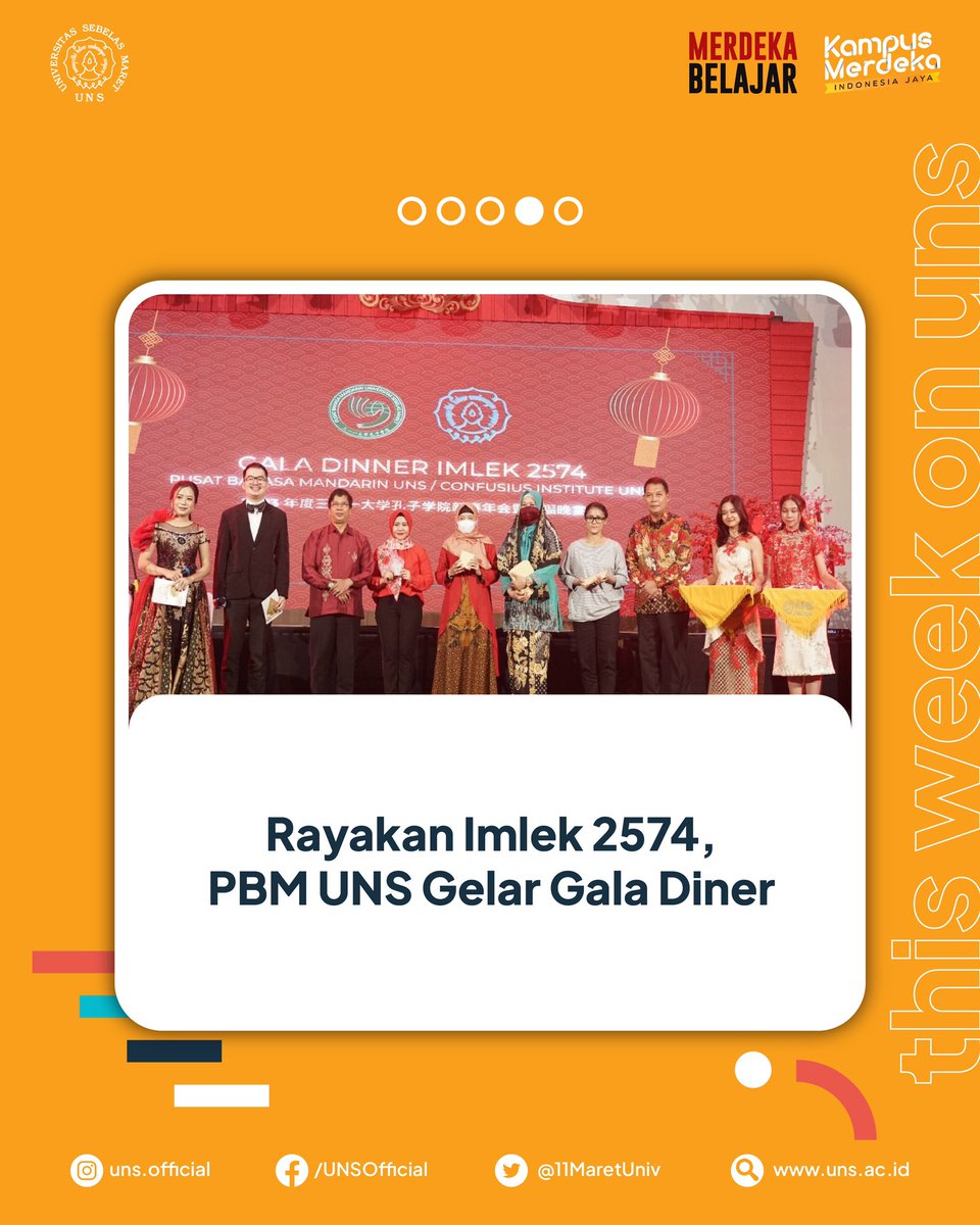 #UNSSolo #BeritaUNS #KotaSolo <a href="/11MaretUniv/">UNS Official</a>: 'Sobat Semar, Ikuti terus kilas balik kegiatan Universitas Sebelas Maret selama satu minggu tiap akhir pekan ya! 😉

#uns #universitassebelasmaret ' , see more tweetedtimes.com/v/24336?s=tnp