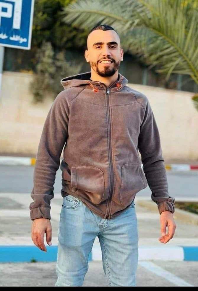 Palestinian young man Omar al-Sa’di (24) succumbs to his wounds sustained in lsraeli gunfire during the lsraeli massacre committed in Jenin last Thursday.