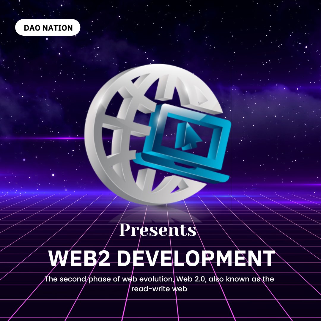 Our services provide cutting-edge solutions that will help you make the most of your web development projects. Get ready for a modern, efficient experience with web 2.0
.
.
#daonation #daocommunity #digitalservicesprovider #Web2 #developmentservices #experience #webdevelopment