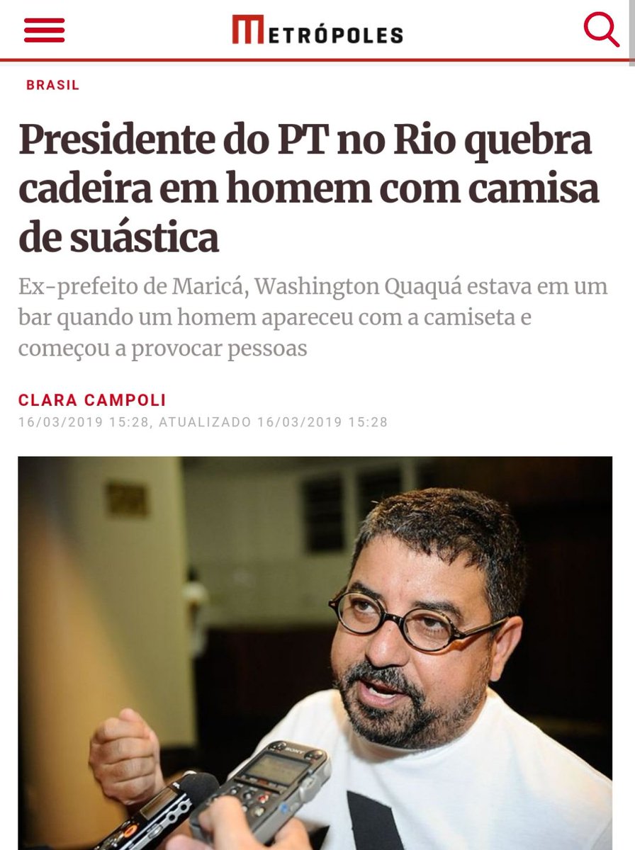 dersuzzalla's tweet photo. não foi à toa que o Quaquá arrebentou logo uma cadeira no nazista ao invés de chamar a polícia.. https://t.co/tqgmhW3vX3