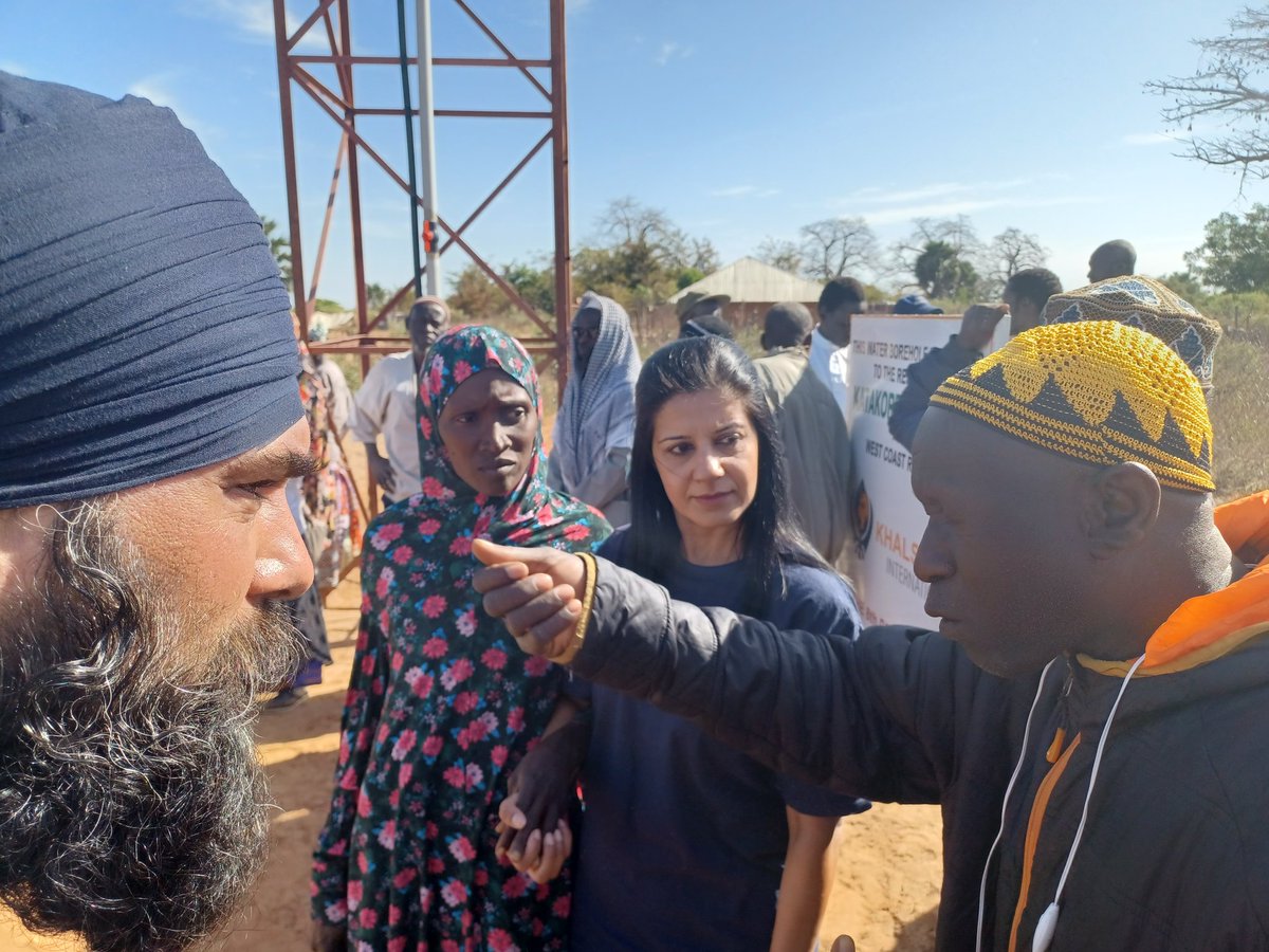 Gambia: #Water4Africa 

Our team of volunteers is assessing Katakorr Village where we installed a 5,000 litres water system. The villagers started to grow crops in their backyards reducing hunger in their community.

#ZeroHunger
#HygieneSanitation 
#KhalsaAidUk
@UkinGambia