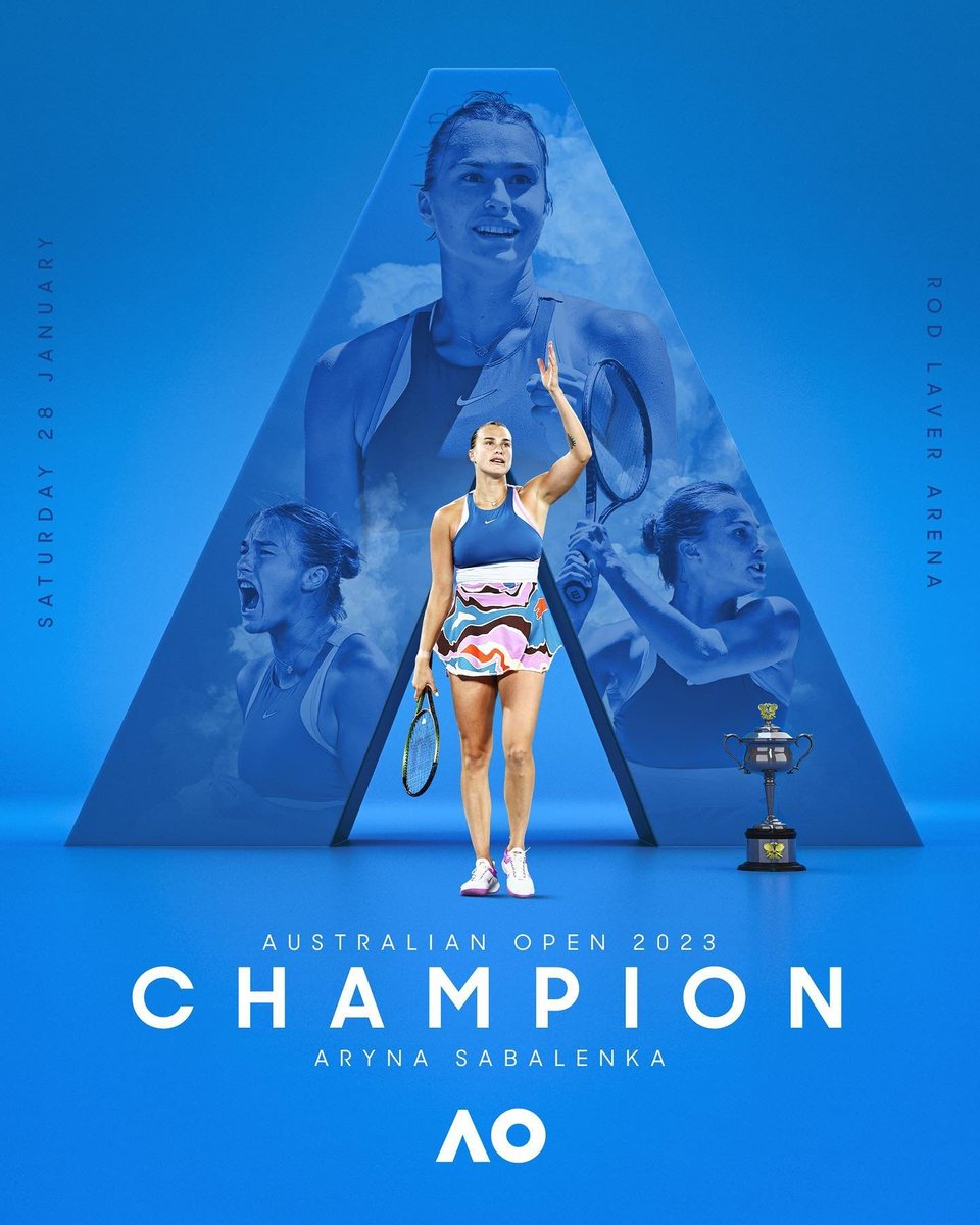 Game_Comm's tweet image. Novak Djokovic e Aryna Sabalenka sono i campioni 🏆 degli Australian Open 2023. 22° trionfo Slam per il serbo, primo centro per la bielorussa 👏🔝

#australianopen #ausopen #tennis #gamecomm