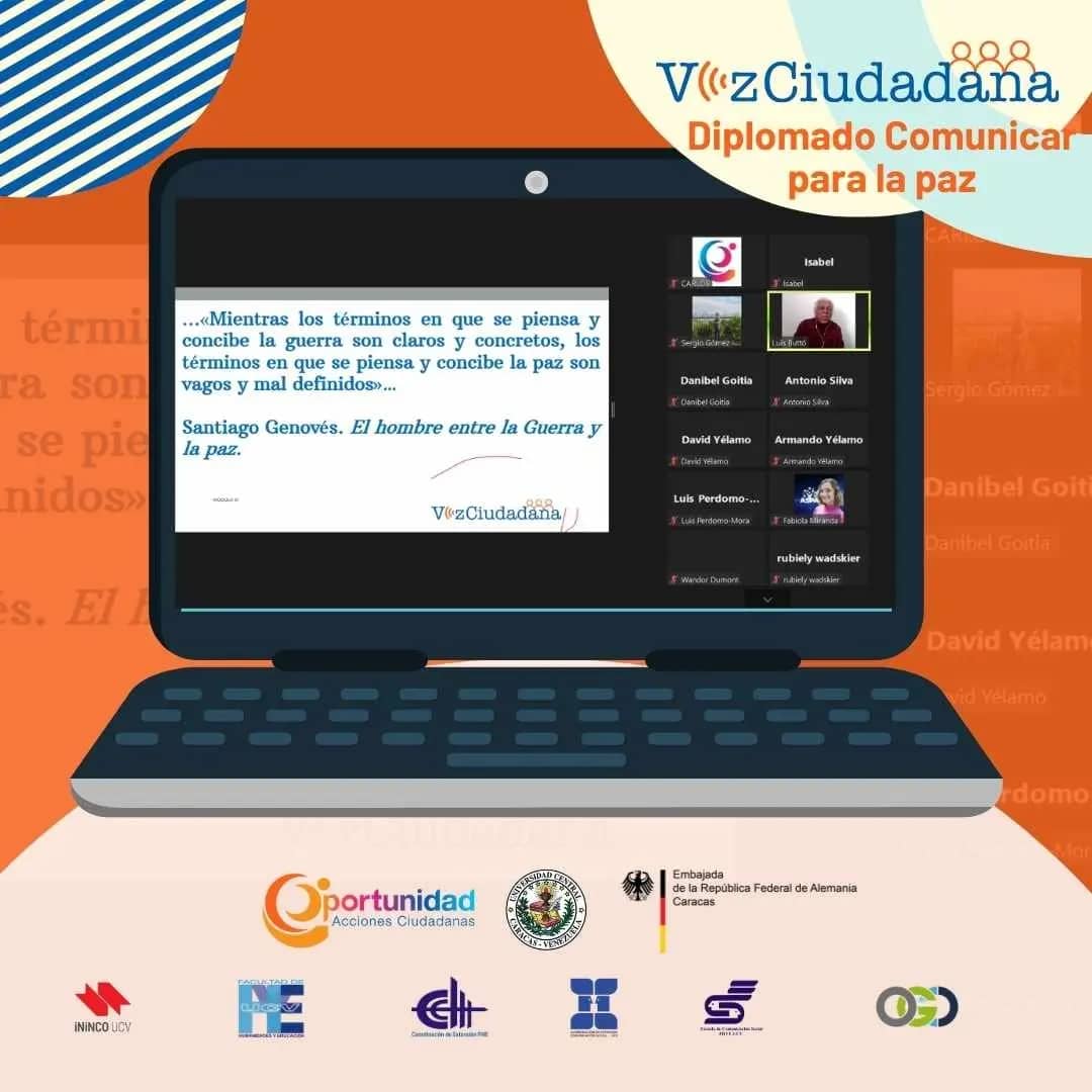 OportunidadAC's tweet photo. Y tú ¿Crees que se puede construir una cultura para la paz?

#SomosOportunidadAC #VozCiudadana #AlemaniaEnVenezuela #ININCO #FHE #FHEUCV #OGCD #ComunicarParaLaPaz #Diplomado https://t.co/MfyjYOyZCg