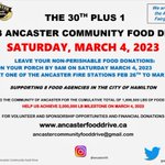 Photo by Ancaster Community Food Drive (@AncasterCFD)