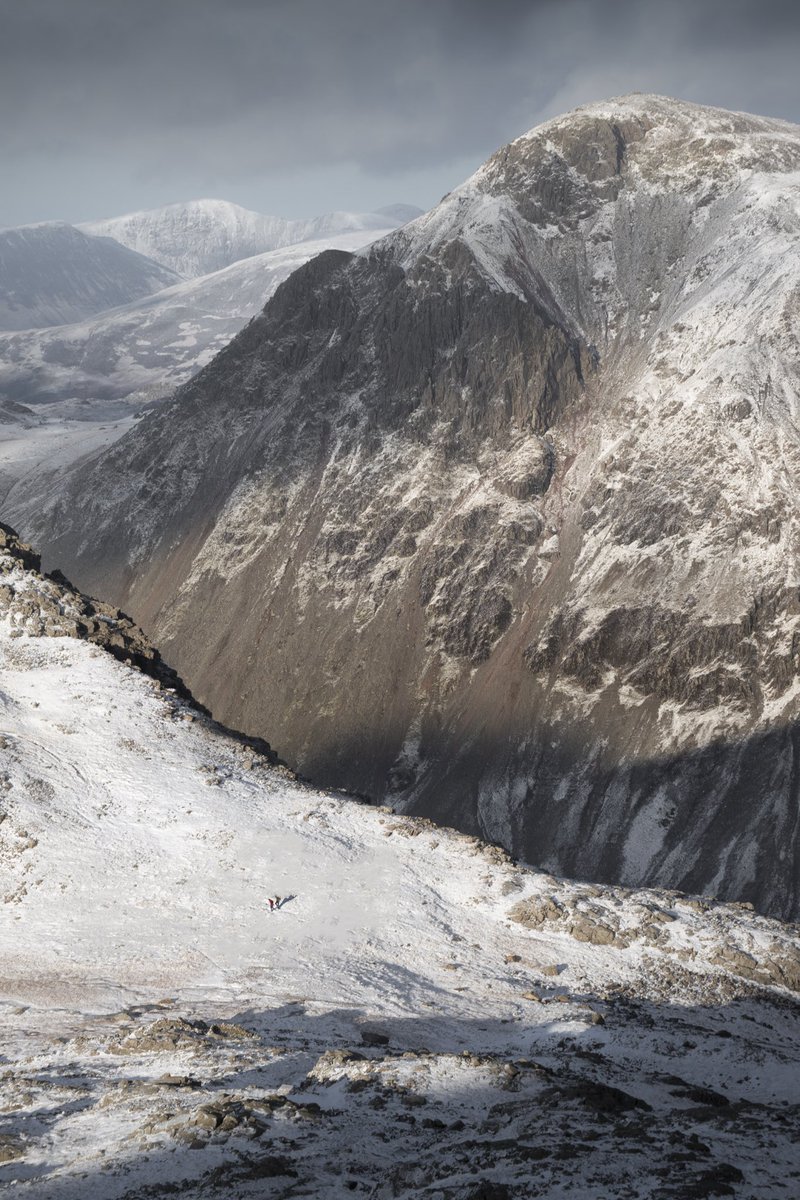 Two tiny hikers, walking amongst giants. #LakeDistrict #Cumbria