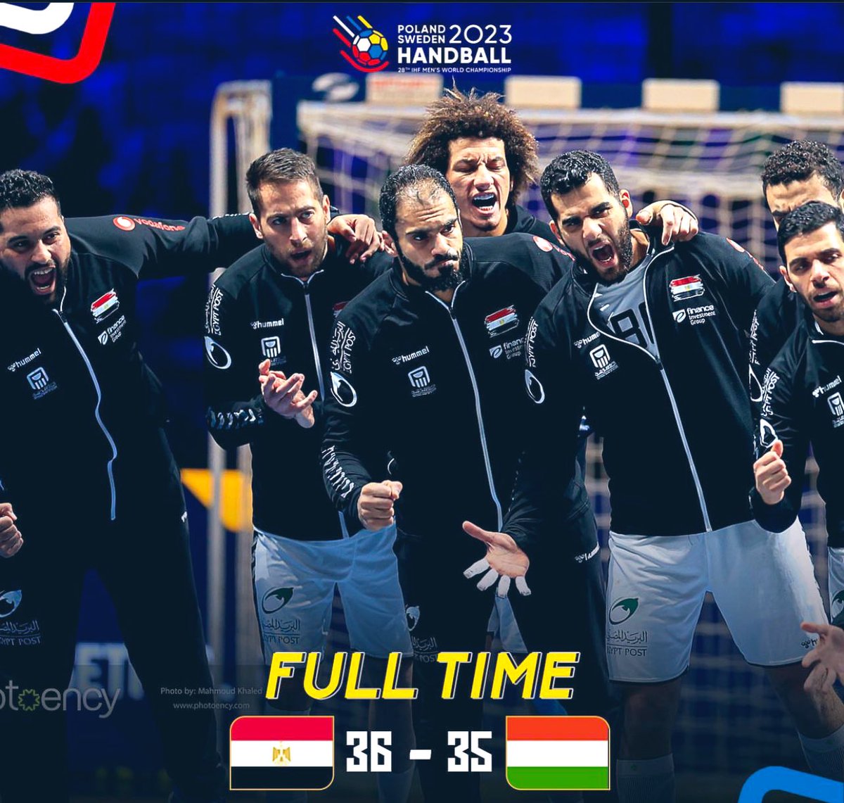 مصر 🇪🇬 7 العالم 

🇭🇺 8 العالم 

الف مبروك الفراعنه 

#handball2023 #POLSWE2023