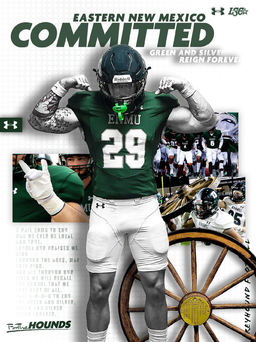 TheJustinRod's tweet photo. Officially Committed to @ENMUFootball Thank you @CoachKelleyLee @LaFeriaISD https://t.co/3LhKt5xZ0S