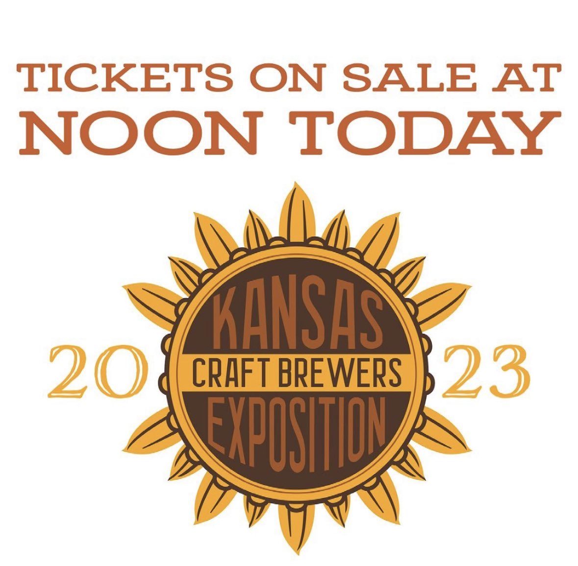FreeStateBeer's tweet photo. Happy Kansas Day! 🌾🌻

Tickets for the 2023 KCBE go on sale TODAY at noon! It’s a 100% Kansas Lineup, come checkout the best brews the Sunflower State has to offer! 

🎟️ : https://t.co/R0ZKDOw22K https://t.co/C3IOt4CMKP