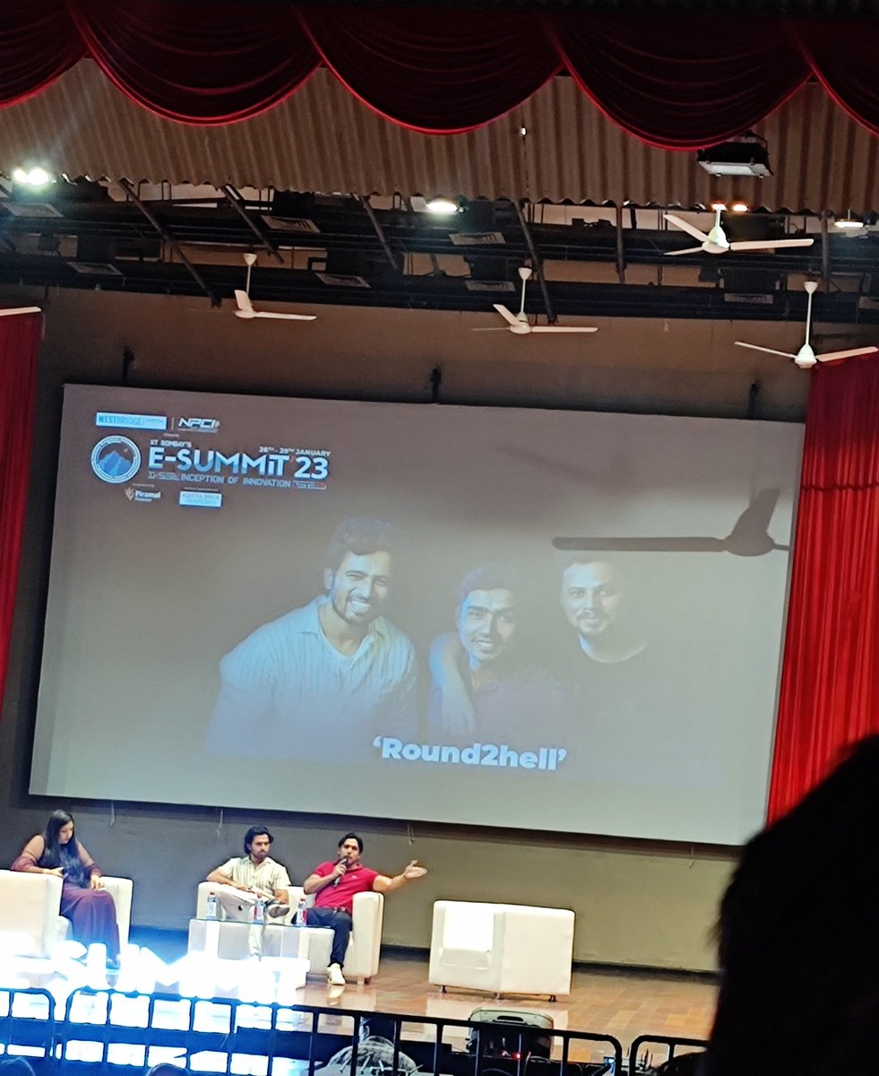 p_parvez's tweet photo. Just attended an epic session with @round2hell at @ecell_iitb! Laughed, learned, and left inspired. If you're into comedy and self-improvement, these guys are a must-watch π₯ #Round2Hell #EcellIITB https://t.co/u8imBQ7p3l