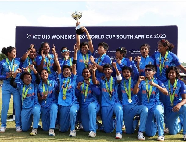 Congratulations team India 
#under19worldcup
What a special moment!