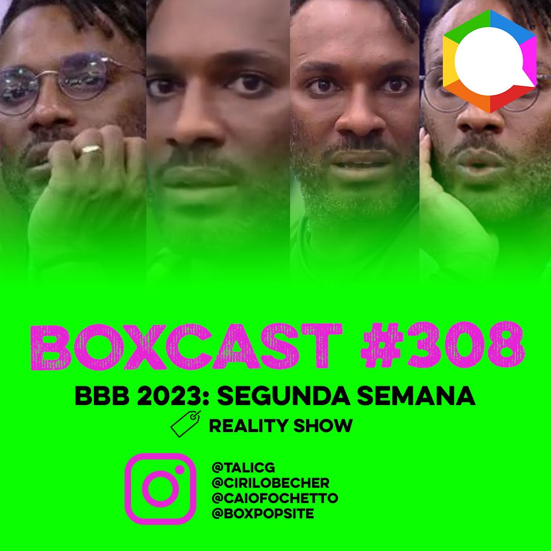 boxpopsite's tweet photo. Já tem recap da semana dois do #bbb23 no #podcast! Ouça na sua plataforma favorita. https://t.co/SLGNelfUjk https://t.co/9rvm5lGdQh
