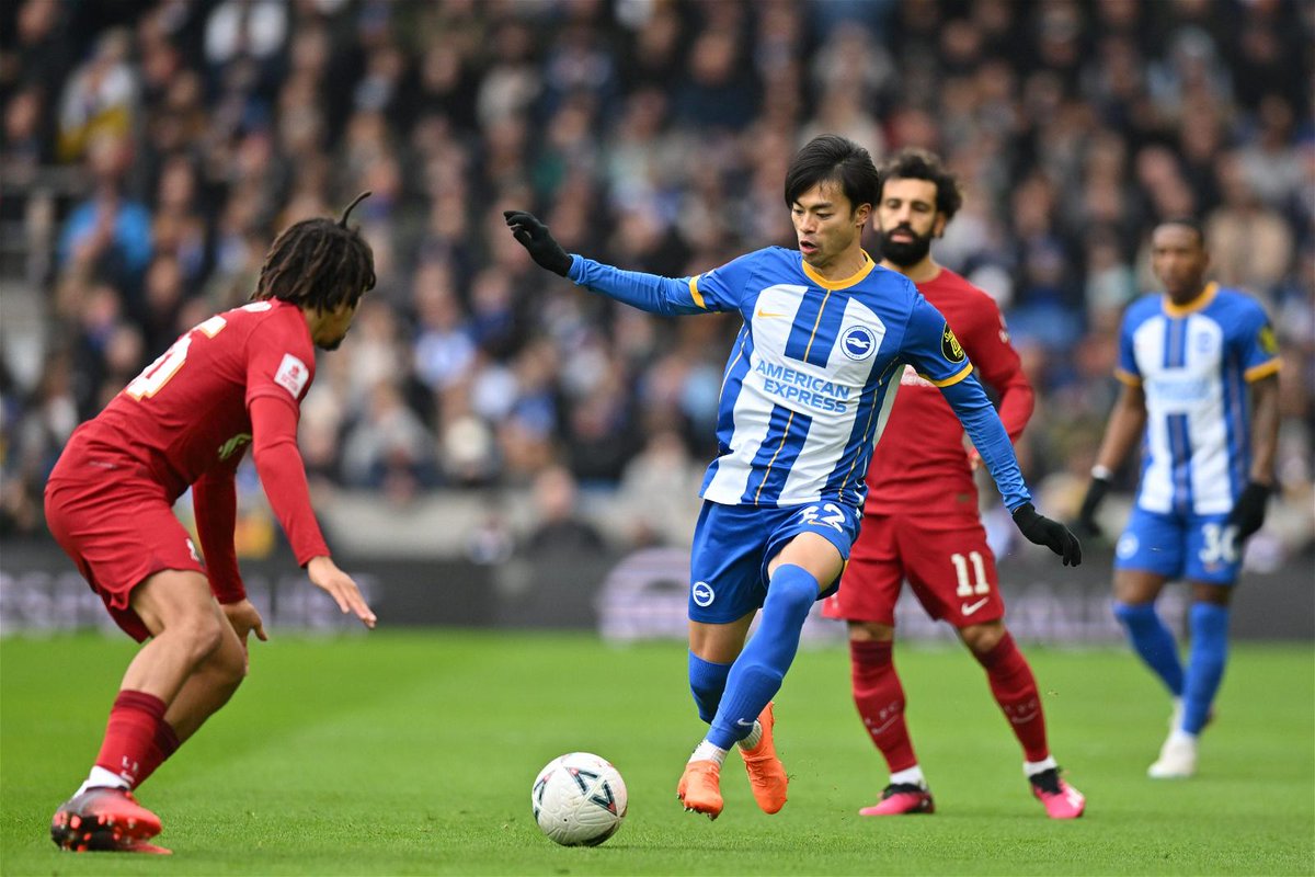 queenstrendy's tweet photo. Holders Liverpool beaten 2-1 by Brighton in FA Cup https://t.co/scEWF6stOO https://t.co/rvBXyzJjfU