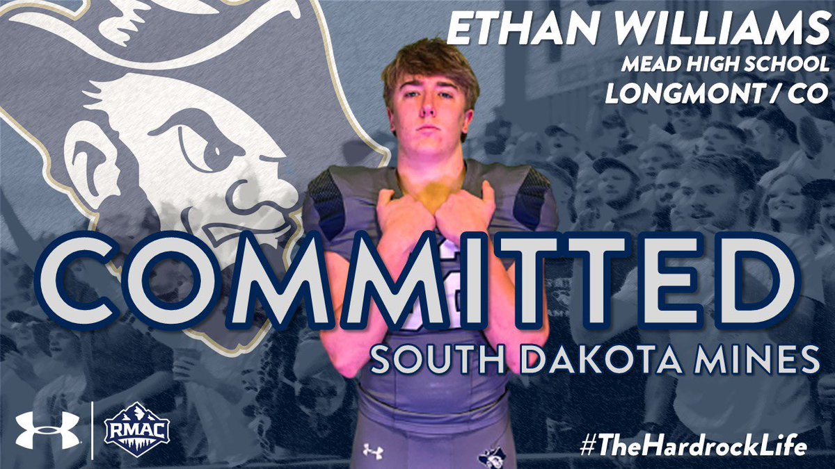 EthanWilliamsMH's tweet photo. I am beyond excited to announce my commitment to @HardrockerFB to continue my academic and athletic career! Big thanks to @coachflohr and @Fbcoach_vrw for giving me this opportunity! https://t.co/JIzGDXFJkG