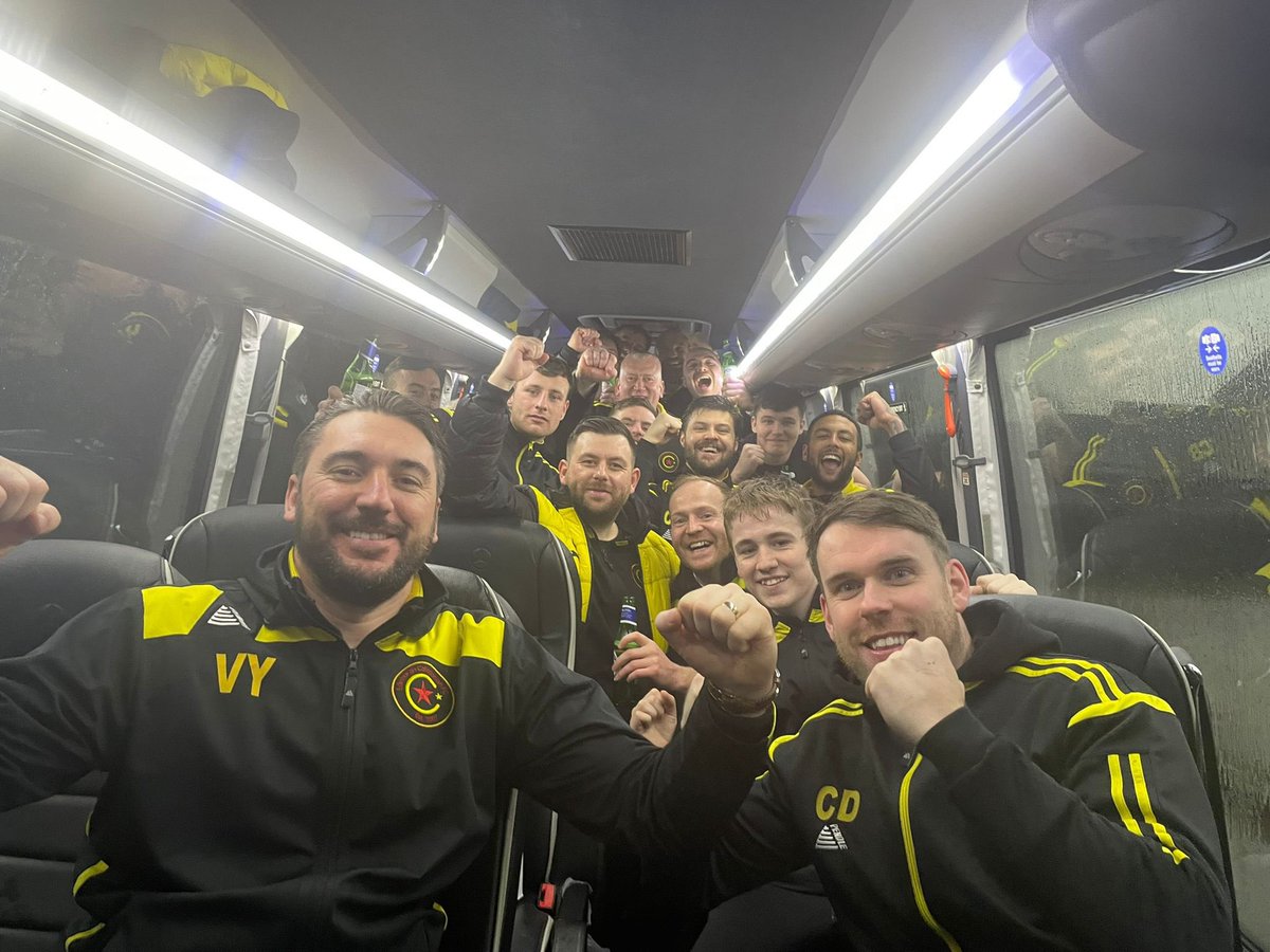 Edinburgh Caledonian (@edburghcaleyfc) on Twitter photo Solid performance from the boys today and a 3-0 victory against <a href="/TheWesthillFC/">Westhill FC</a> 🤝
<a href="/cdolan8/">Chris Dolan</a> ⚽️
<a href="/ChrisJonesVocal/">Chris Jones</a> ⚽️
<a href="/Dylanrufc_/">Dylan</a> ⚽️
Into the last 8 of the East of Scotland where we’ll face high flying <a href="/MusselburghU/">Musselburgh United</a> but first…
BENDY BUS!!!! 🚌🍺 Solid performance from the boys today and a 3-0 victory against <a href="/TheWesthillFC/">Westhill FC</a> 🤝
<a href="/cdolan8/">Chris Dolan</a> ⚽️
<a href="/ChrisJonesVocal/">Chris Jones</a> ⚽️
<a href="/Dylanrufc_/">Dylan</a> ⚽️
Into the last 8 of the East of Scotland where we’ll face high flying <a href="/MusselburghU/">Musselburgh United</a> but first…
BENDY BUS!!!! 🚌🍺