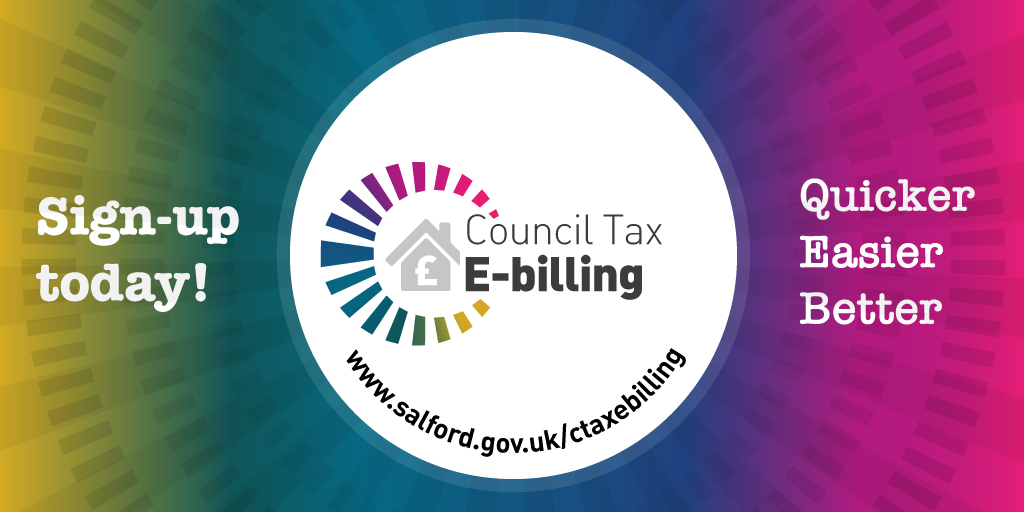 Salford City Council on Twitter "E is for easy, efficient & ebills