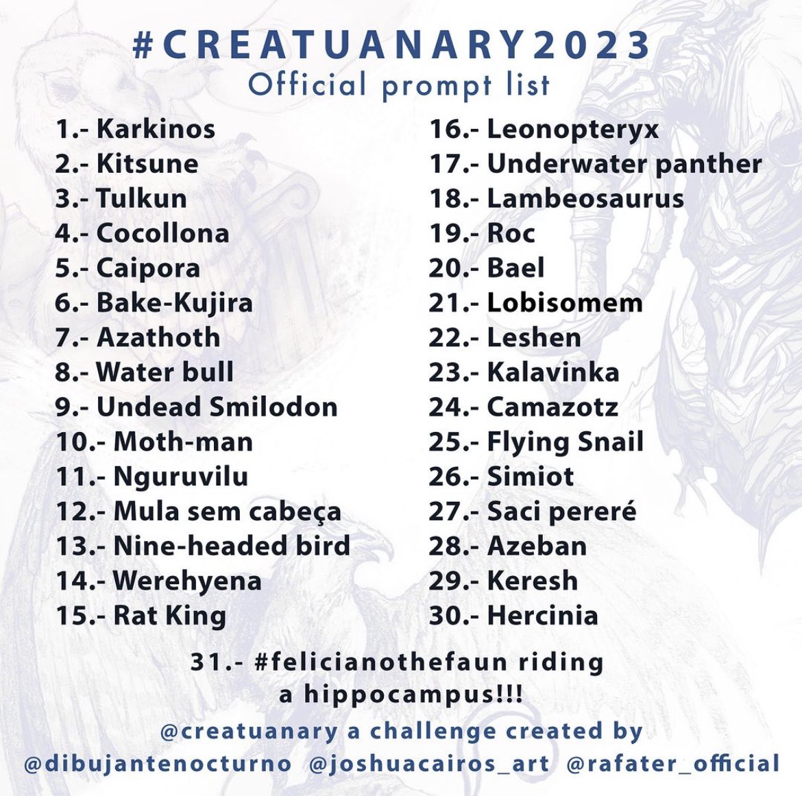 JacobMiltSmith's tweet photo. Creatuanary Day 29: Keresh! This is a Talmudic unicorn, known for its great size, nearly 30 feet in length! #creatuanary #creatuanary2023 #creaturedesign #drawing #digitalart #procreate #monochromatic #artist #utahartist #keresh #unicorn #talmud https://t.co/M4KpdkW5TP