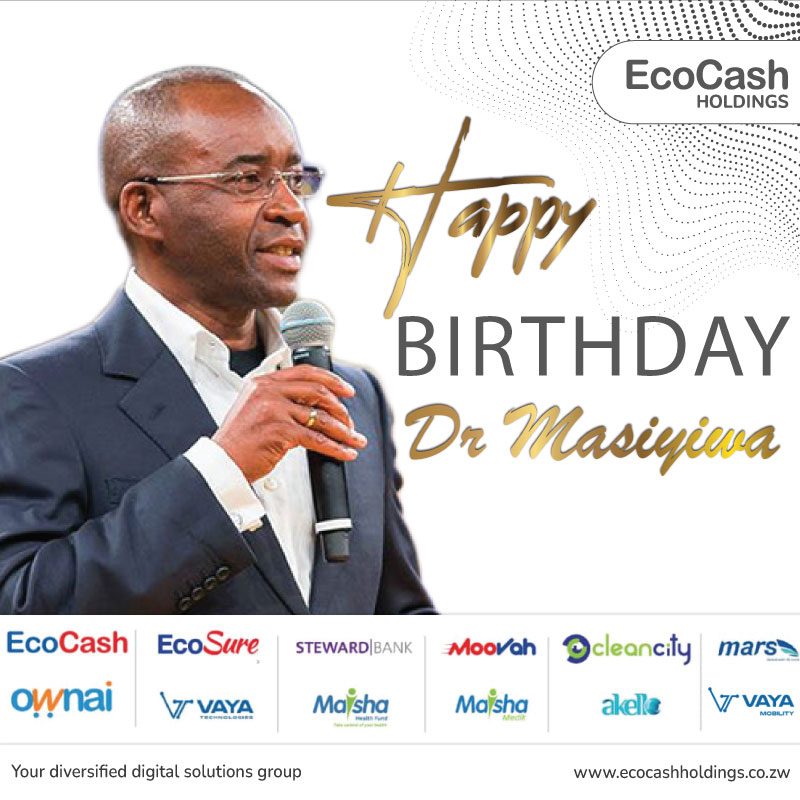 EcoCash Holdings (@ecocashholdings) on Twitter photo Happy Birthday Dr Masiyiwa Happy Birthday Dr Masiyiwa