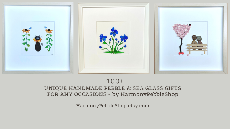 HarmonyPebbleShop - Sea Glass & Pebble Art Gifts tweet media
