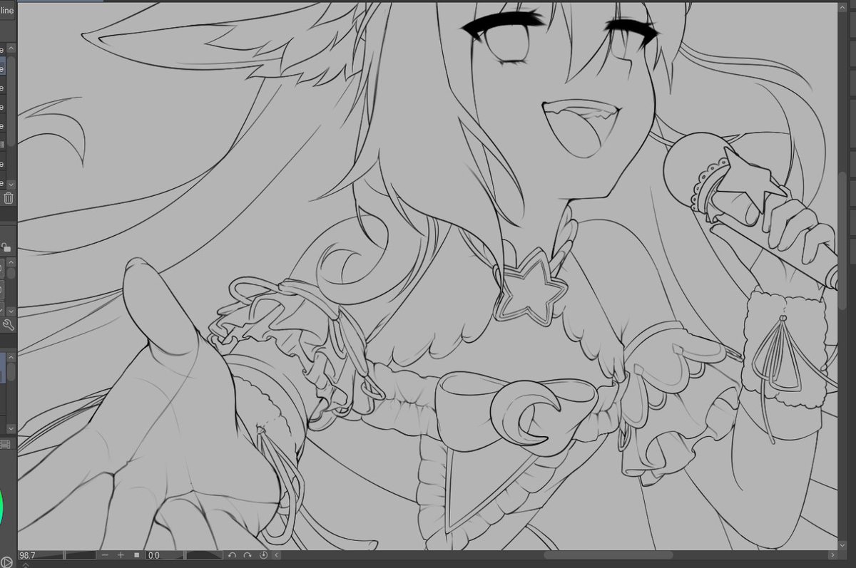 G44rt_'s tweet photo. I missed even doing linework.. https://t.co/PzjECdWhnQ