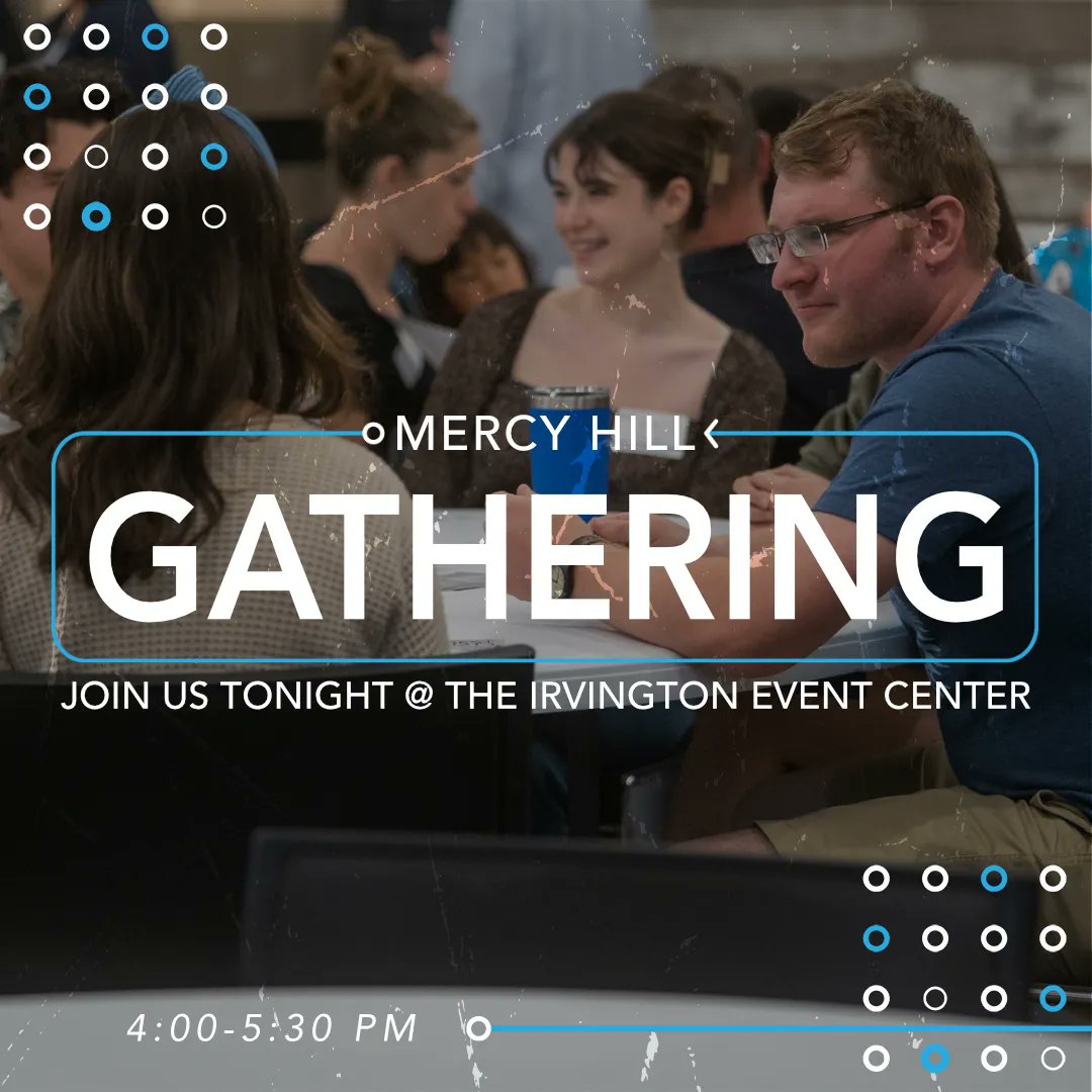 MyMercyHill's tweet photo. Join us tonight as we gather to pray for the launching of Mercy Hill Chapel! https://t.co/wEDt53ZIiU