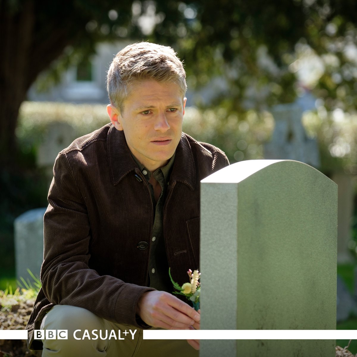 BBCCasualty's tweet photo. 9 years of Dr Hardy.
We’re not ready to say goodbye 💚
 
Ethan’s last episode. Saturday 8:50pm on @BBCOne  
#Casualty https://t.co/hiUpuU9BuZ