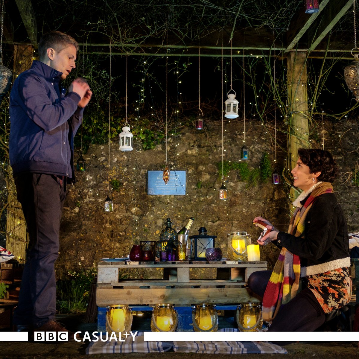 BBCCasualty's tweet photo. 9 years of Dr Hardy.
We’re not ready to say goodbye 💚
 
Ethan’s last episode. Saturday 8:50pm on @BBCOne  
#Casualty https://t.co/hiUpuU9BuZ